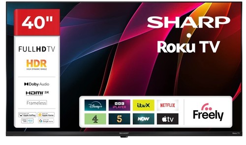 Sharp 40hd2025k roku full - roku,